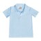 Boys Easter Polo Shirt with embroidered monogram initials and bunny rabbits on either side of design blue or white shirts available product 2